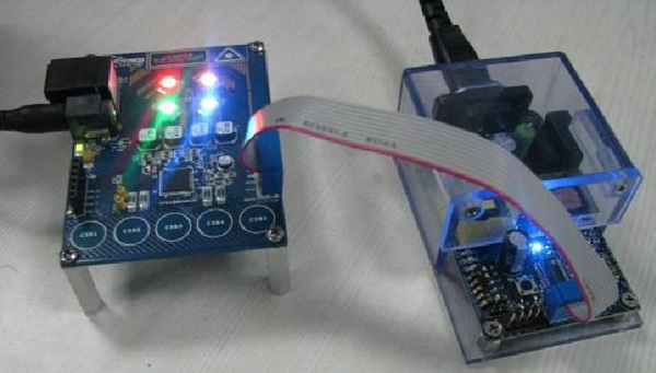 A demonstrator lighting control solution Cypress Semiconductor's PowerPSoC® High Brightness LED Controller